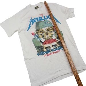 Metallica | Shirts | Vintage Metallica Crash Course In Brain Surgery |  Poshmark